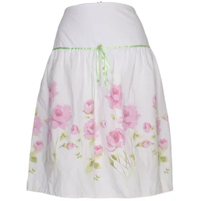 Kjol (Vit, Rosa, Grön) från Rainbow Collection Bomull, Polyester