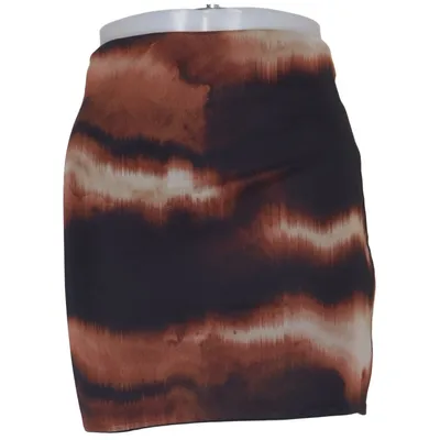 Rok (Bruin, Zwart, Meerkleurig) van Missy Empire Elastaan, Polyester
