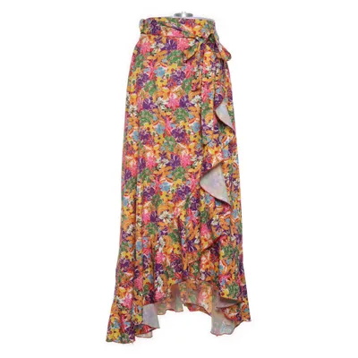 Långkjol (Flerfärgad) från Pronto Moda Elastan, Polyester