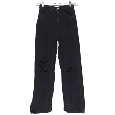 Jeans (Sort) fra H&M Bomuld, Elastan