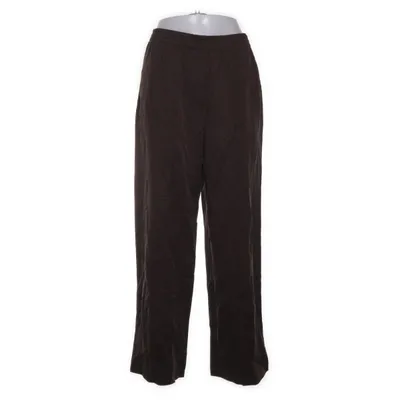 Pantalon patte d'éléphant (Marron) de H&M Lin, Lyocell, Polyamide, Polyester, Viscose