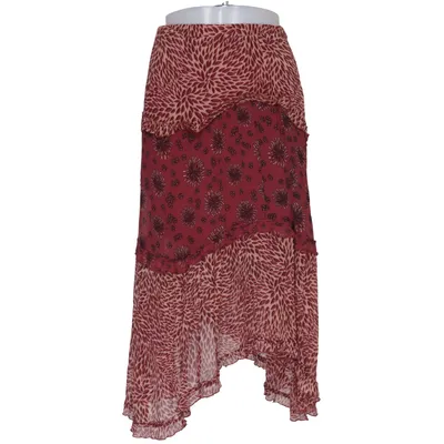 Jupe (Rouge, Beige) de Ba&sh Viscose