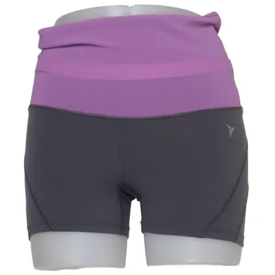 Compression shorts (Gray, Purple) from Old Navy Active Elastane, Polyamide
