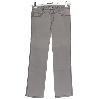 Jeans (Grå) från D6 Soul Bomull, Elastan