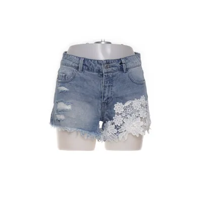 Jeansshorts (Blå, Vit) från ONLY Blue Denim Bomull