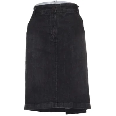 Jupe en jean (Gris) de XLNT Woman Coton, Élasthane