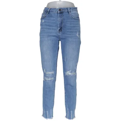 Jean (Bleu) de Laulia Coton, Élasthane, Polyester