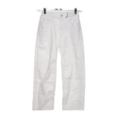 Chinos (Wit) van Uniqlo Katoen, Elastaan, Polyester