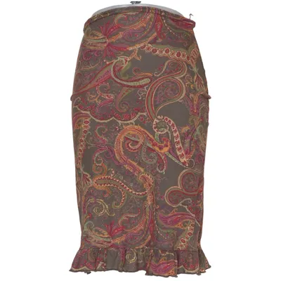 Kjol (Brun, Flerfärgad) från Hennes Collection Polyester
