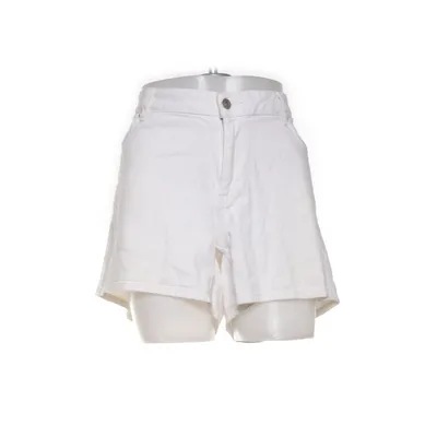 Short en jean (Blanc) de Denim by Lindex Coton, Élasthane