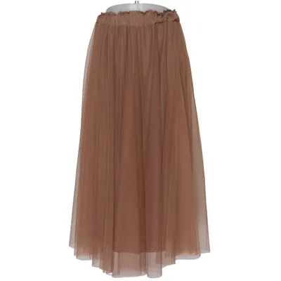 Tule rok (Bruin) van Flare Elastaan, Polyester, Viscose