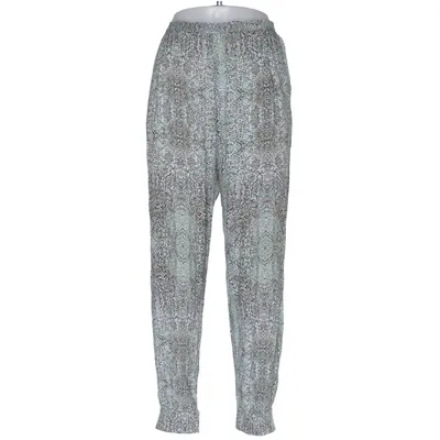 Pants (White, Multicolored) from Brora Viscose