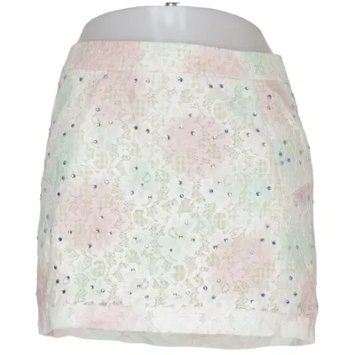 Nederdel (Flerfarvet) fra Topshop Petite Bomuld, Elastan, Polyamid