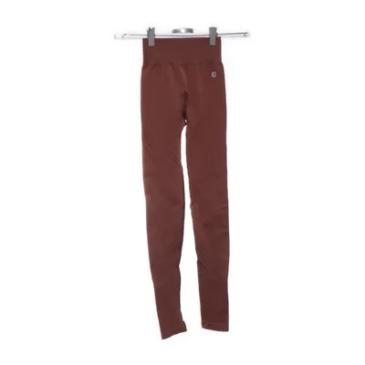 Sportleggings (Bruin) van Vanquish Fitness Elastaan, Polyamide