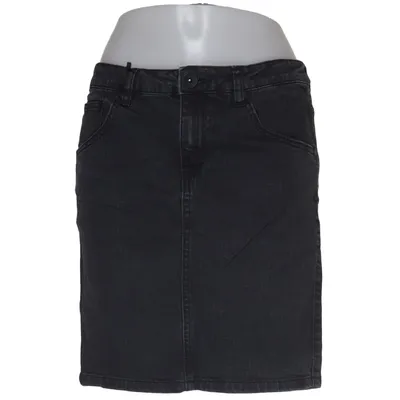 Spijkerrok (Zwart) van The Black Label Collection Lager 157 Katoen, Elastaan