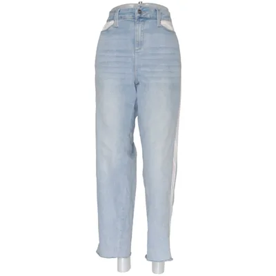 Jean (Bleu, Blanc) de Yesta Coton, Élasthane, Polyester, Viscose