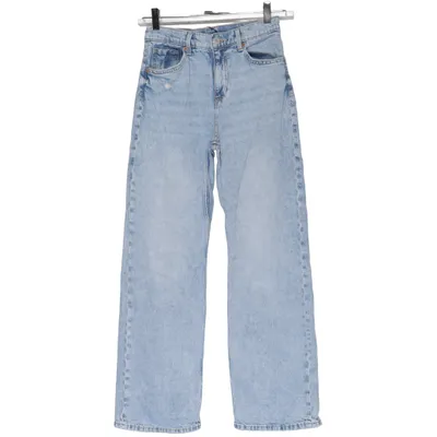 Spijkerbroek (Blauw) van H&M Katoen, Elastaan