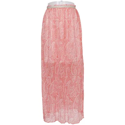 Maxi skirt (Red, White) from United Colors of Benetton Polyester