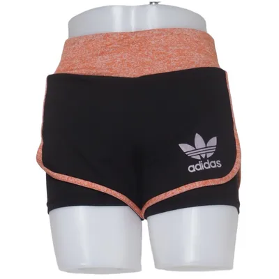Short de sport (Noir, Orange) de Adidas Élasthane, Polyester