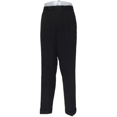 Jakkesætsbukser (Sort) fra Sunde Polyester, Uld