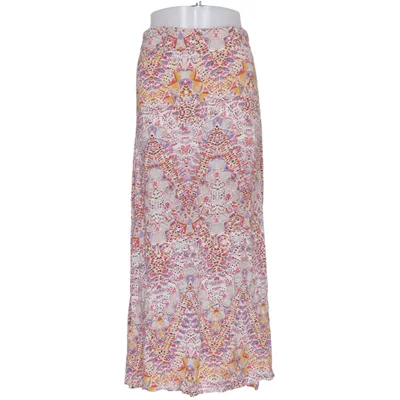 Maxi skirt (White, Multicolored) from Sunny Girl Viscose