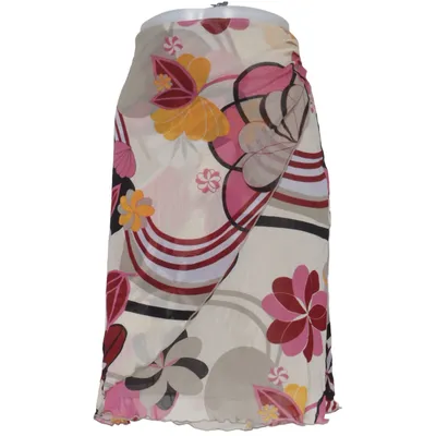 Nederdel (Beige, Pink, Flerfarvet) fra Comma Polyamid, Polyester