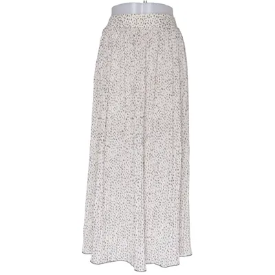 Maxi skirt (White, Black) from Zara Polyester