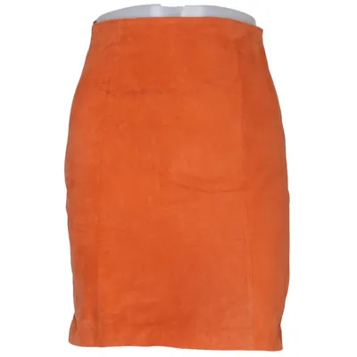Leather skirt (Orange) from Edited Leather, Polyester
