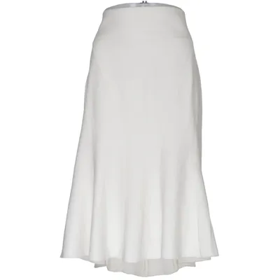 Skirt (White) from Bandolera Acetate, Elastane, Polyester, Viscose