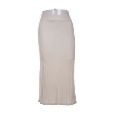 Maxi nederdel (Beige) fra Lindex Elastan, Polyester, Viscose
