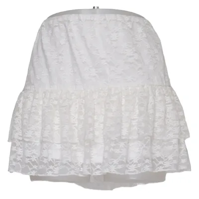 Rock (Weiß) von Miss Selfridge Elasthan, Polyamid, Polyester