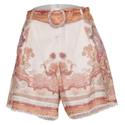 Shorts (Beige, Orange, Multicolored) from Frime Cotton, Polyester