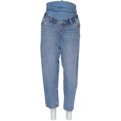Jeans maternité (MOM JEANS HIGH RIB MAMA) de H&M Mama Coton, Élasthane