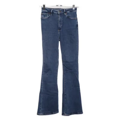 Jeans (Blue) from Never Denim Elastane, Polyester, Recycled cotton