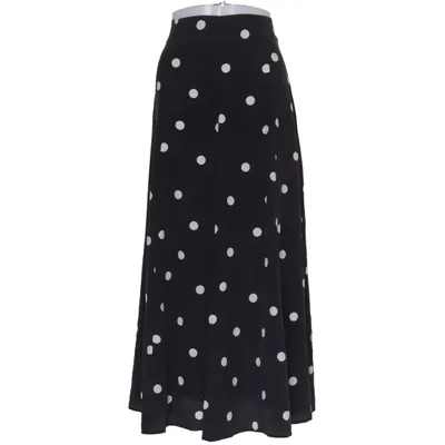 Skirt (Black, White) from Sézane Silk, Viscose