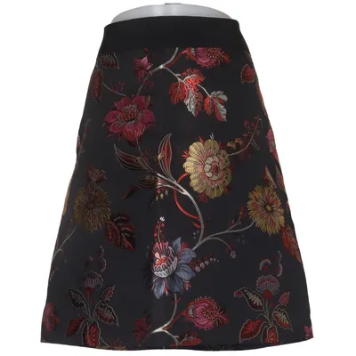 Jupe (Noir, Multicolore) de Apriori Acétate, Polyester, Viscose
