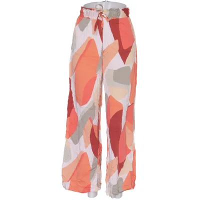 Pantalon patte d'éléphant (Orange, Rouge, Multicolore) de Tessie Élasthane, Viscose