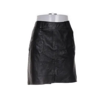 Läderkjol (Grå) från Pulz Jeans Skinn