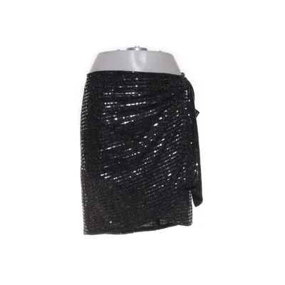 Omlottkjol (Svart, Silverfärgad) från Only One Elastan, Metallfiber, Nylon