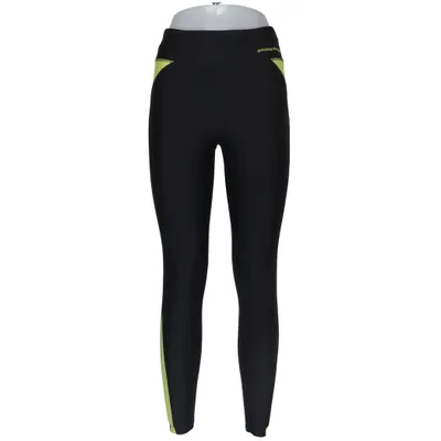 Sports tights (Gray, Yellow) from Gymology Athletica Elastane, Polyester