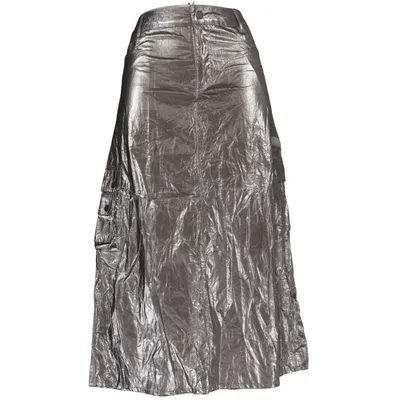 Maxirock (Silber) von NÜ Denmark Metallfaser, Polyester, Polyurethan