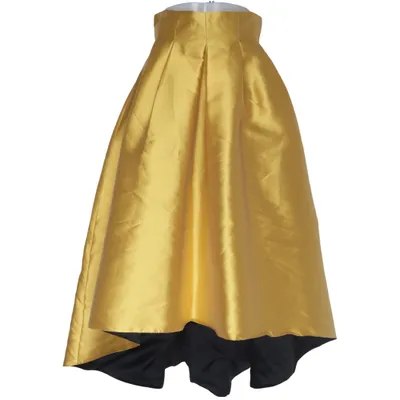 Maxi rok (Geel, Zwart) van Sonia Peña Polyester, Zijde