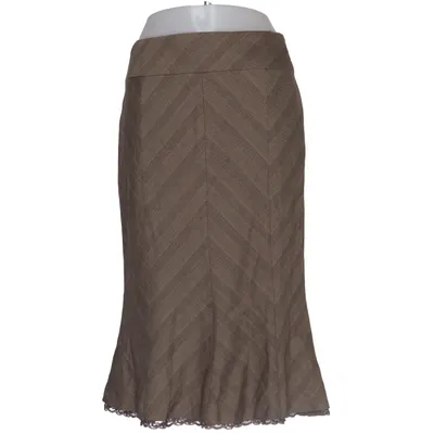 Skirt (Brown) from Hirsch Elastane, Polyester, Viscose