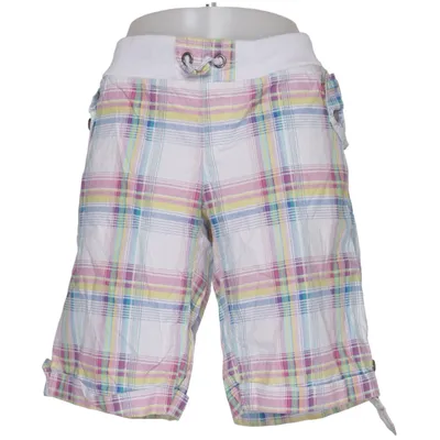 Shorts (White, Multicolored) from Sublevel Cotton, Elastane, Polyester