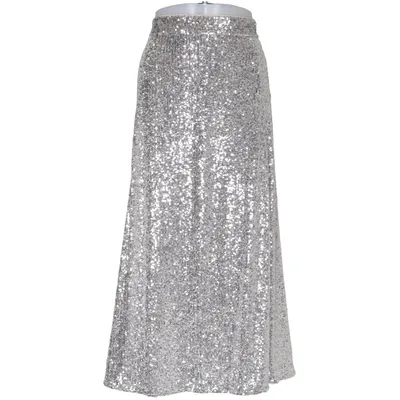 Maxi skirt (Silver) from Lilienfels Polyester