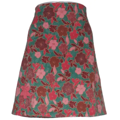 Jupe (Vert, Rose, Marron) de Du Milde Coton, Élasthane