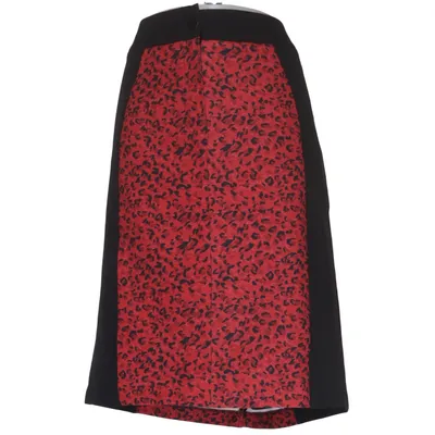 Kjol (Svart, Röd, Flerfärgad) från Sheego Elastan, Polyester