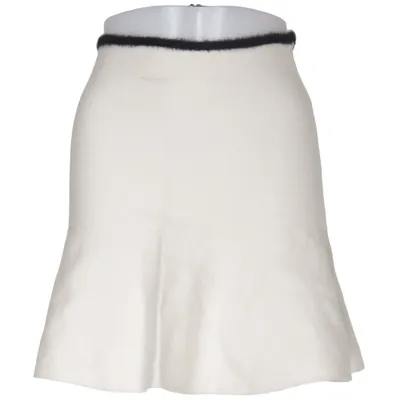 Skirt (White, Black) from Zara Knit Polyamide, Polyester, Viscose