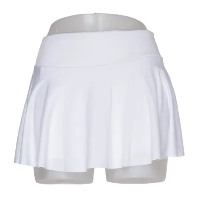 Träningskjol (Vit) från Shein Elastan, Polyester