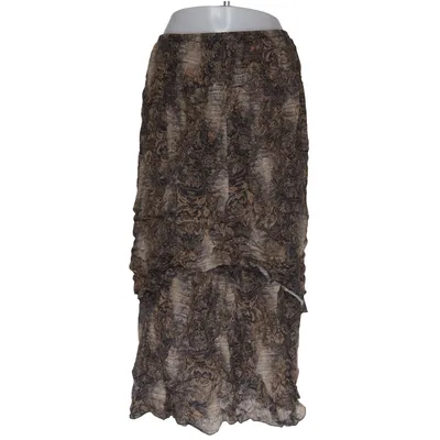 Jupe (Marron, Noir) de Lindon Polyamide, Viscose